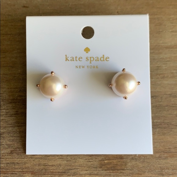 kate spade Jewelry - Kate Spade Costume / Fake Pearl Earrings